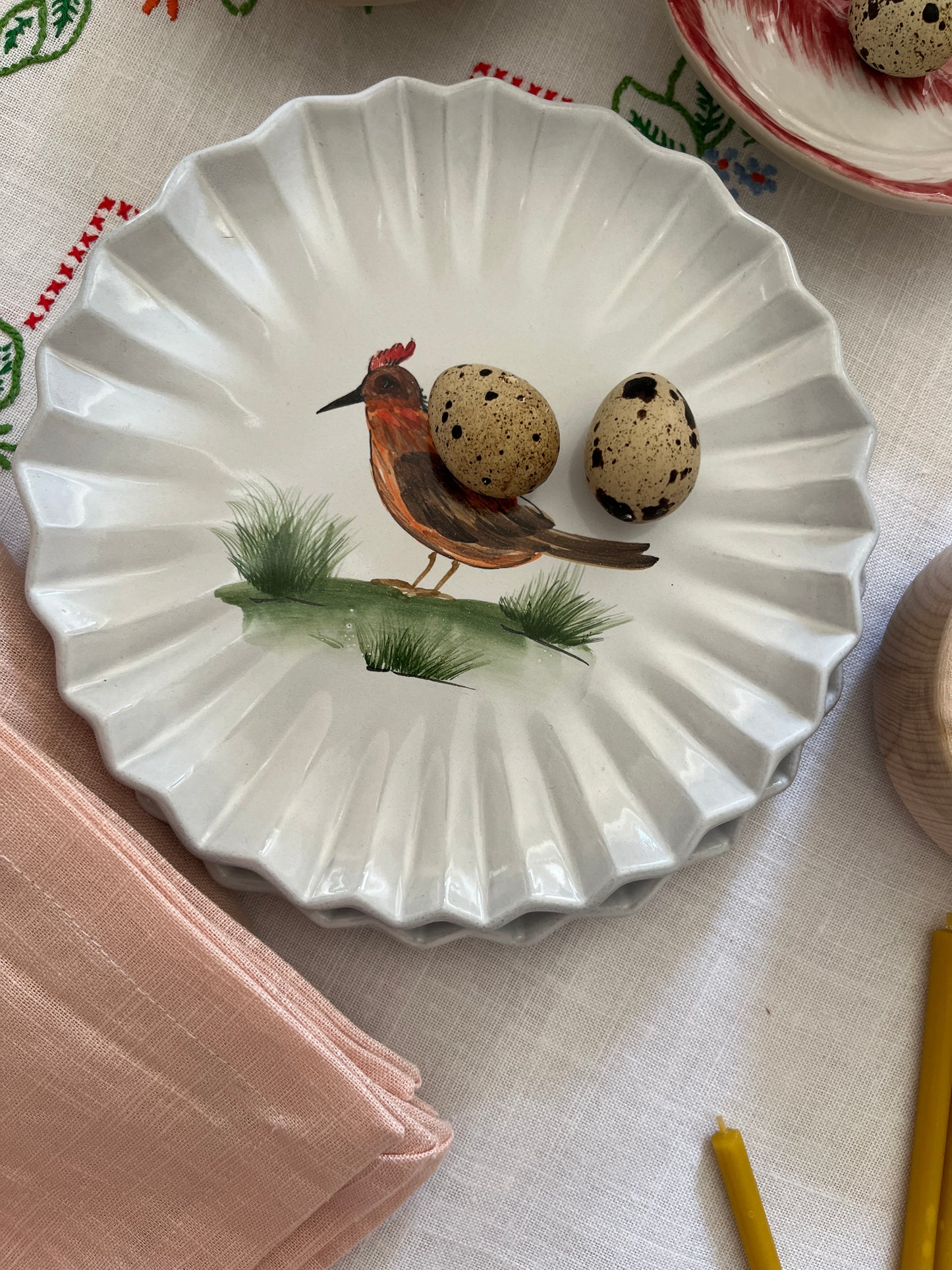 Painted Bird Plate